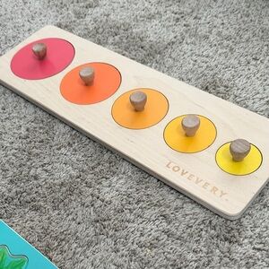 Lovevery Colorful Wooden Puzzle for Kids